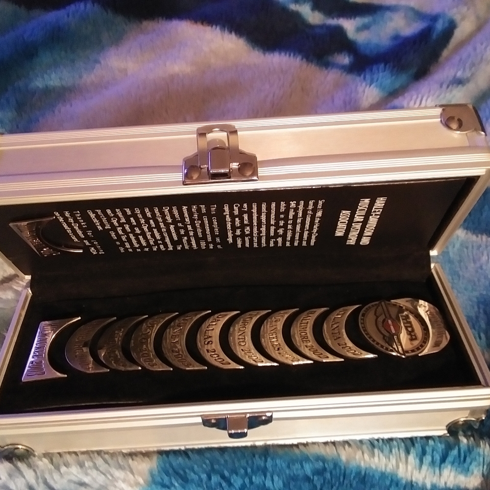 Harley-Davidson muscular dystrophy vest pins